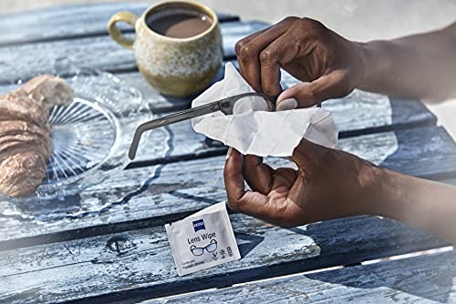 ZEISS Lens Wipes, Lens Cleaner for Glasses, Cameras & Binoculars, Individually Packed Single Use Disposable Cloths in Sachets, for Handy and Portable Spectacle Cleaning On The Go – Pack of 200 - FoxMart™️ - ZEISS